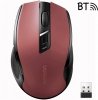 Mysz optyczna Ugreen MU006 bezprzewodowa USB 2.4GHz / Bluetooth 5.0 4000 DPI - czerwona